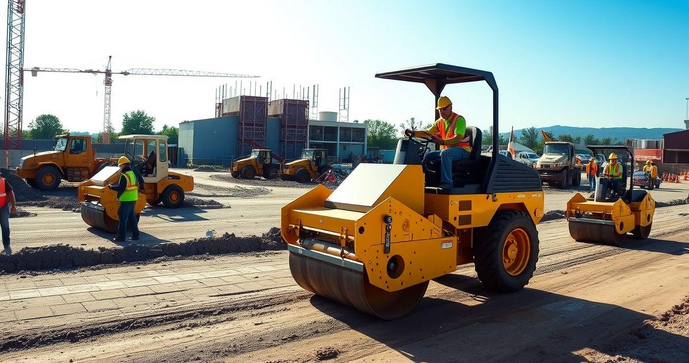Como escolher a melhor empresa de locação de rolo compactador para sua obra