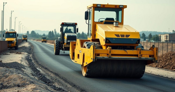 Locação de rolo compactador: como escolher o equipamento ideal para sua obra Locação de rolo compactador: como escolher o equipamento ideal para sua obra