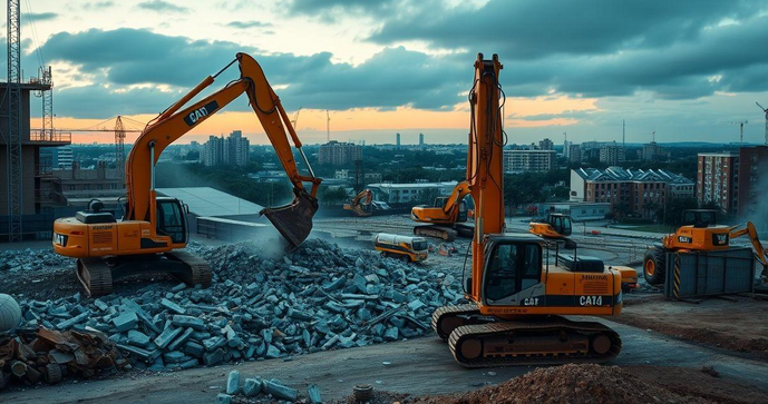 Demolição na Construção Civil como Garantia de Segurança e Eficiência Demolição na Construção Civil como Garantia de Segurança e Eficiência