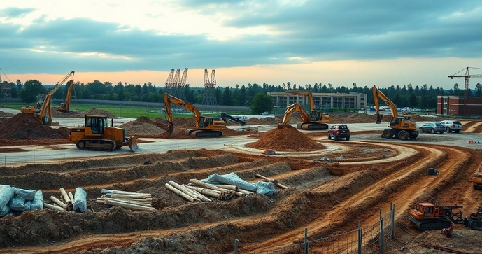 Terraplanagem de terreno como fundamento para construções de sucesso Terraplanagem de terreno como fundamento para construções de sucesso