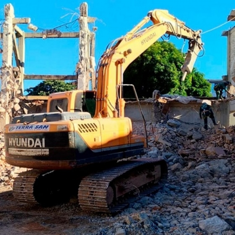 Serviço de Demolição Administrativa Rio Grande da Serra - Demolição Construção Civil